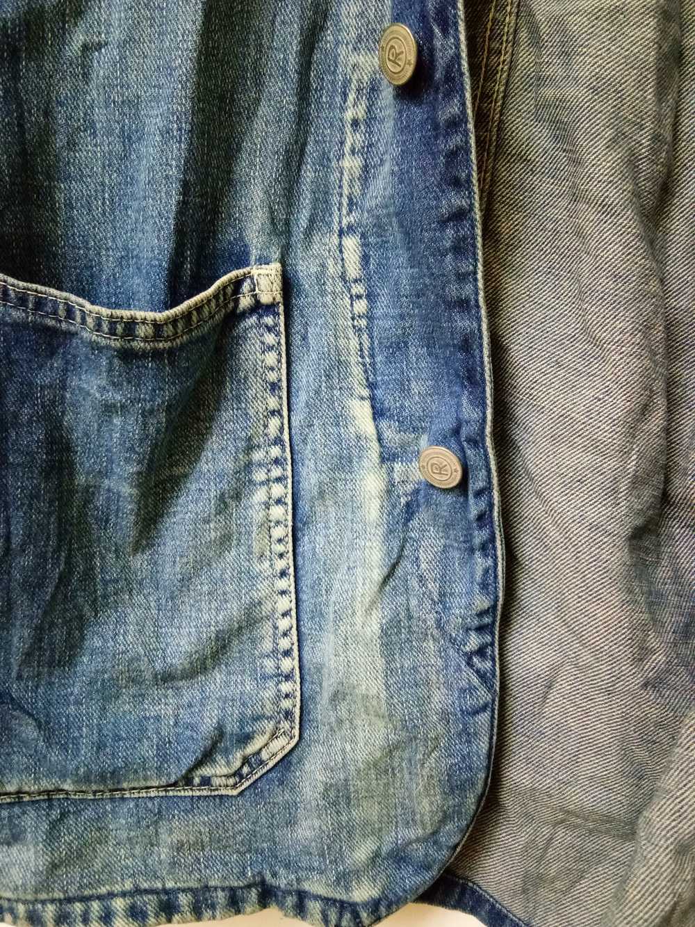 45rpm Vintage R by 45rpm Denim Wash Jacket Made I… - image 8