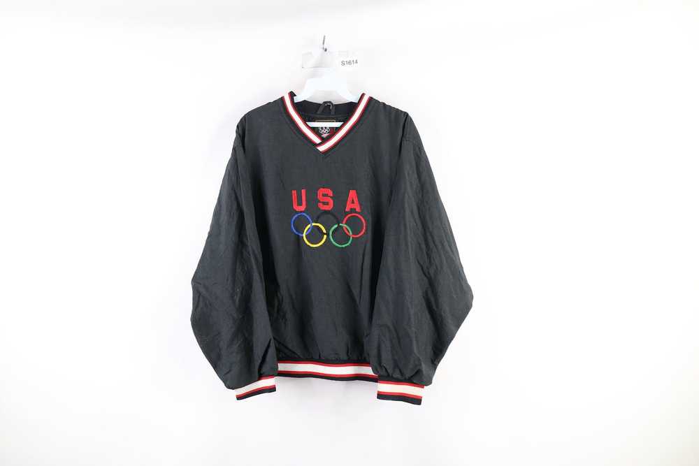 Vintage Vintage 90s Spell Out USA Olympics Pullov… - image 1