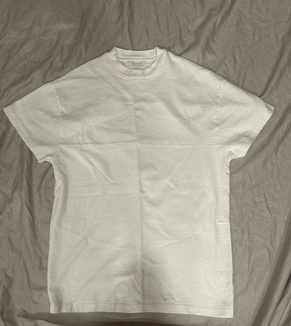 John Elliott John Elliott Mock Panel Tee in White… - image 1