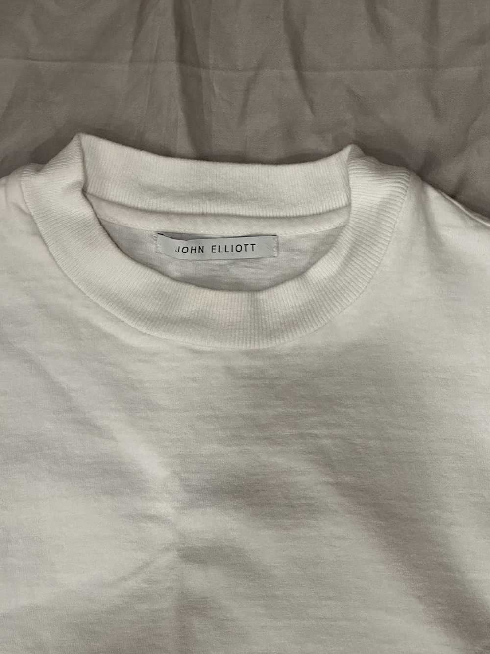 John Elliott John Elliott Mock Panel Tee in White… - image 2