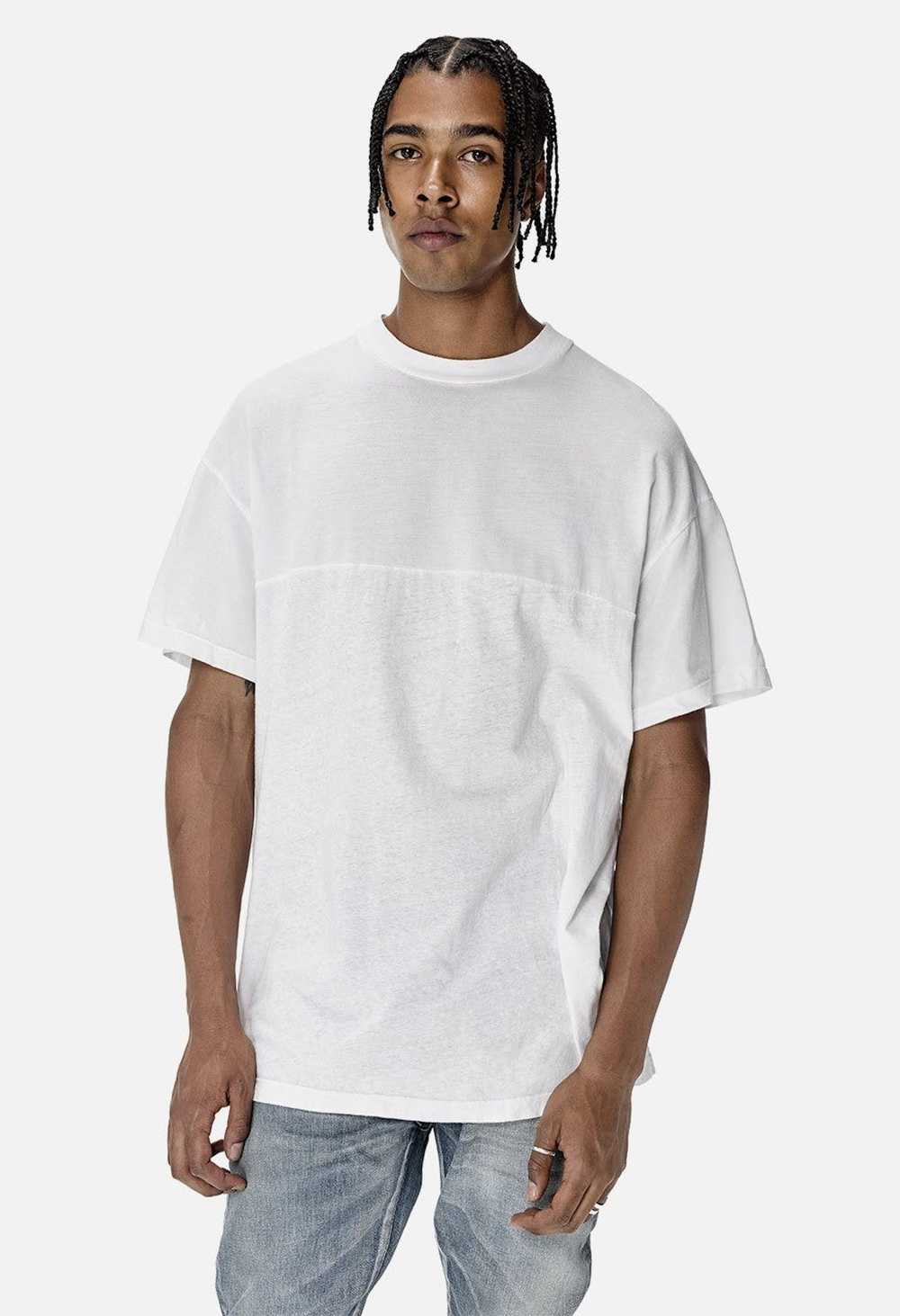 John Elliott John Elliott Mock Panel Tee in White… - image 6