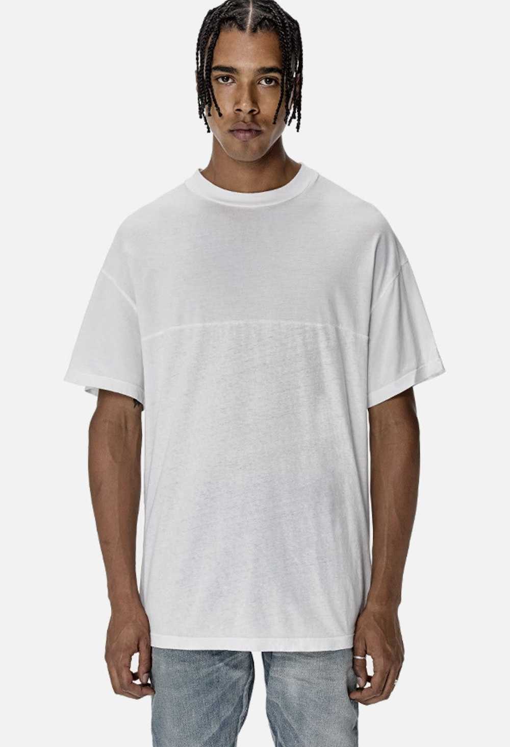 John Elliott John Elliott Mock Panel Tee in White… - image 7