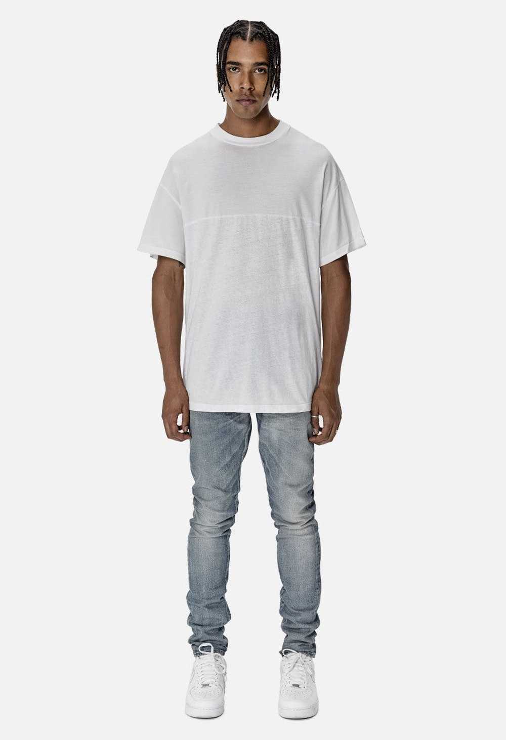 John Elliott John Elliott Mock Panel Tee in White… - image 9