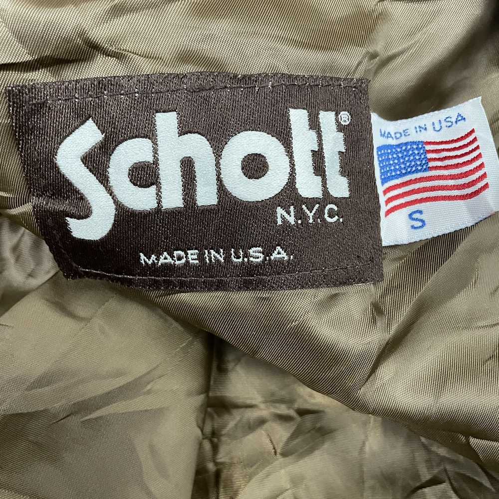 Made In Usa × Schott × Vintage ☀️SCHOTT NYC SUEDE… - image 8