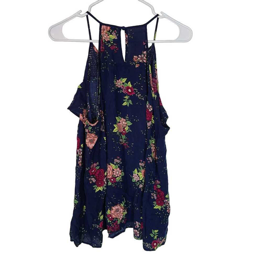 Other Torrid Wmens 0X Navy Blue Floral Print Chal… - image 8