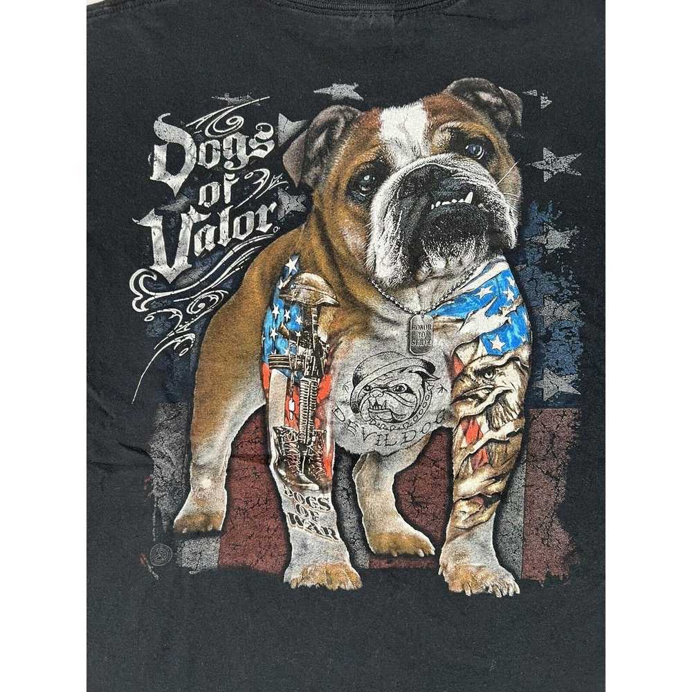 Vintage Vintage USMC Marine Corps T-Shirt “Dogs o… - image 2