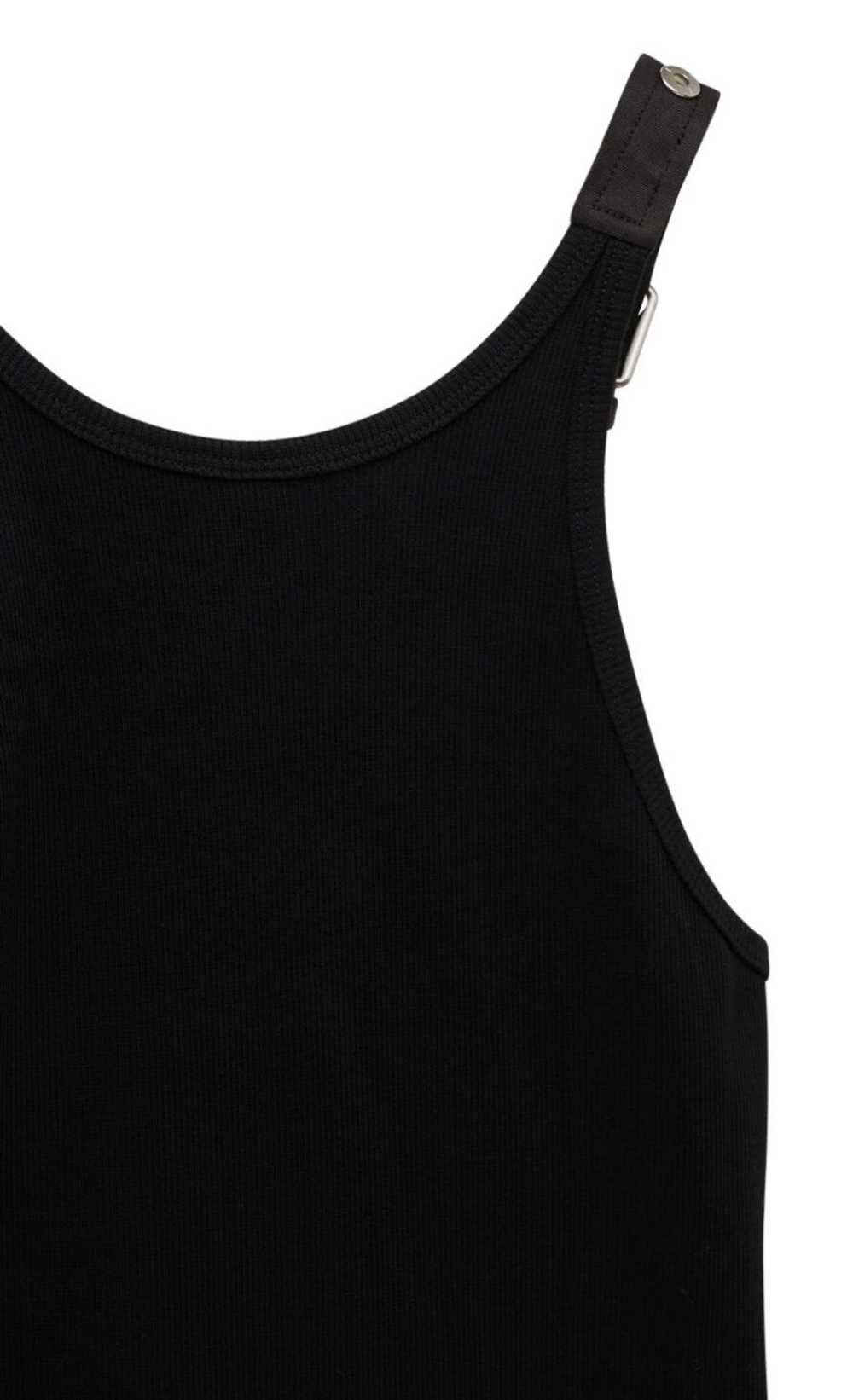 Dion Lee Ribbed cotton tank top buckle strap - image 4