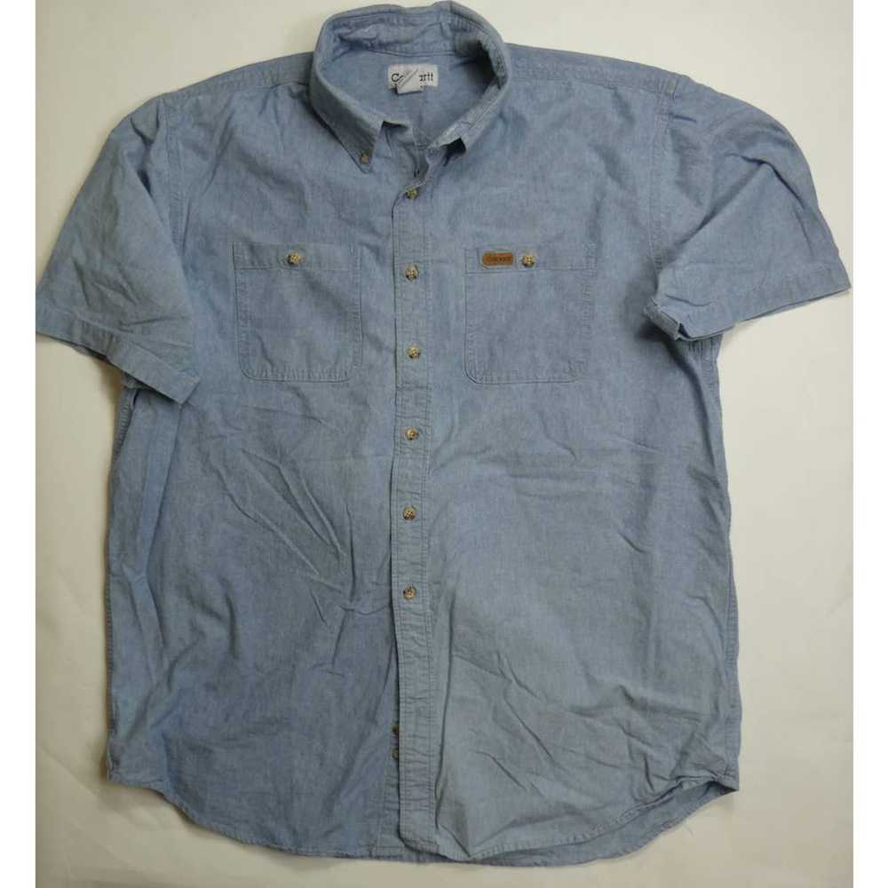 Carhartt men's CARHARTT denim button down shirt, … - image 1