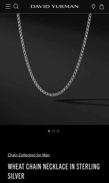 David Yurman Wheat Chain Necklace - image 1