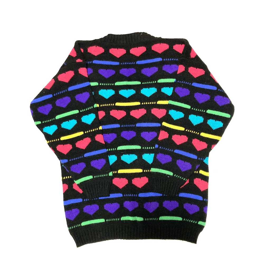 Vintage Vintage handmade multicolour sweater card… - image 5