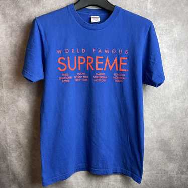 Supreme World Famous International Tee T Shirt Black Medium