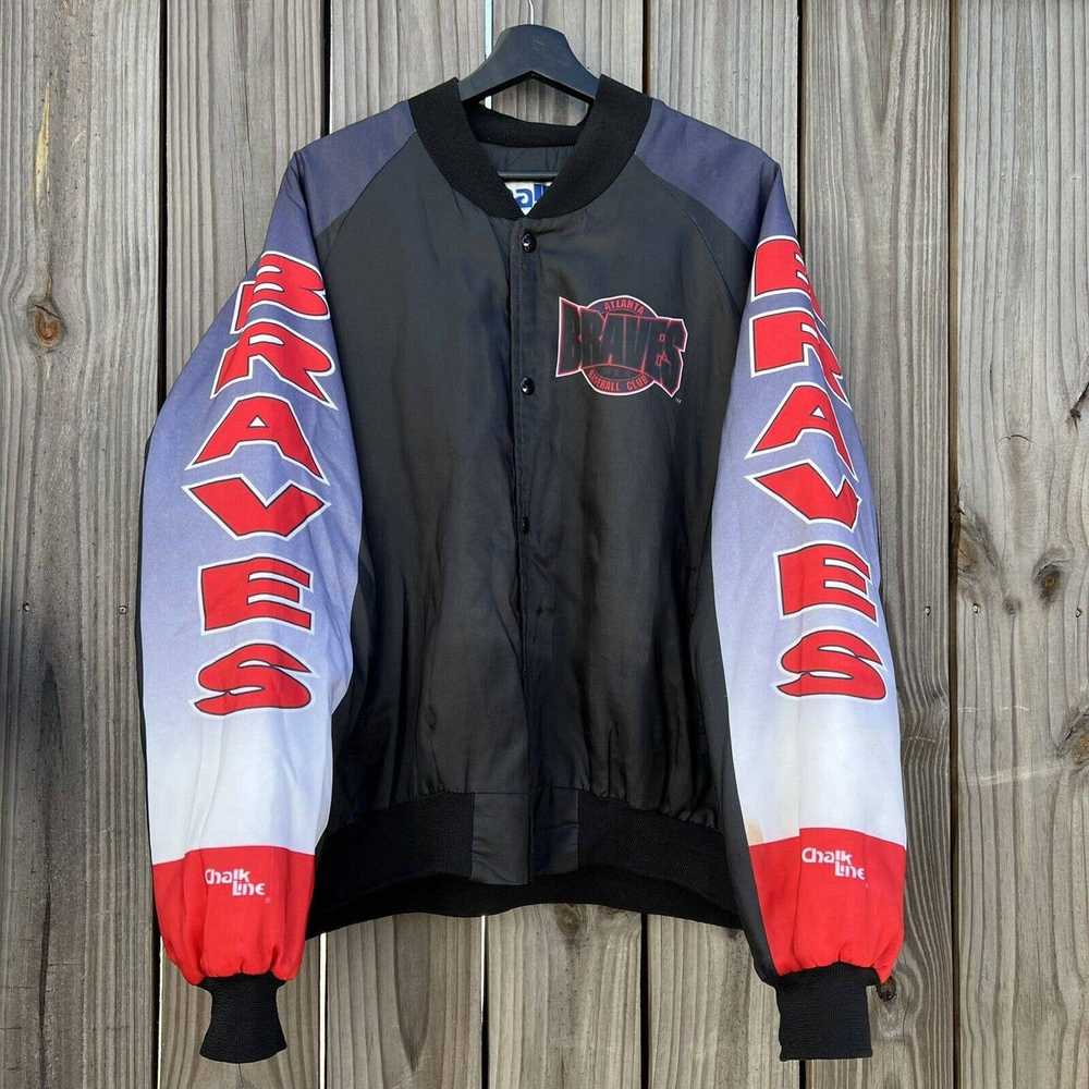 RARE 1992 Vintage Chalkline NFL Nebraska Cornhuskers Fanimation Satin Jacket  LG