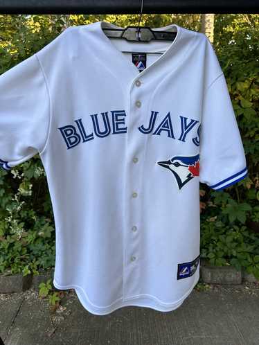 00's Carlos Delgado Toronto Blue Jays Authentic Majestic MLB Jersey Size 40  – Rare VNTG