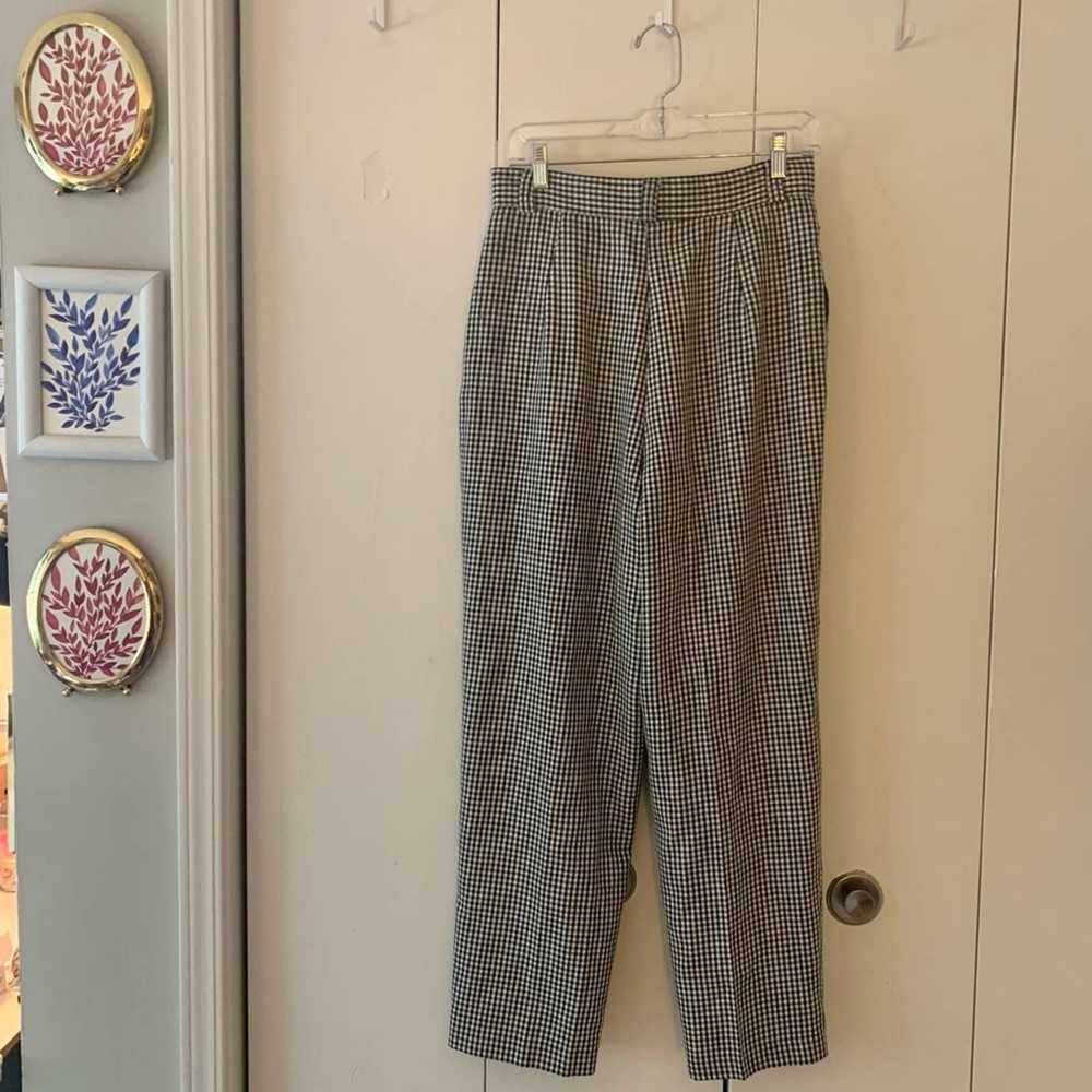 Vintage Vintage Gingham Pants Size 8 - image 3