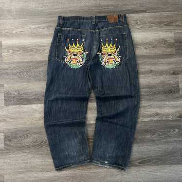 Ed Hardy × Jnco × Vintage Rare Vintage Y2K Ed har… - image 1