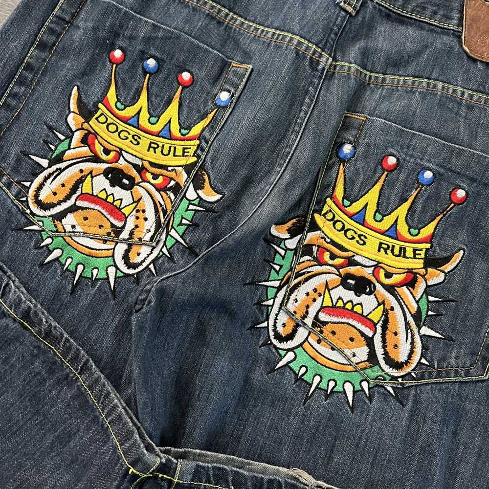 Ed Hardy × Jnco × Vintage Rare Vintage Y2K Ed har… - image 3