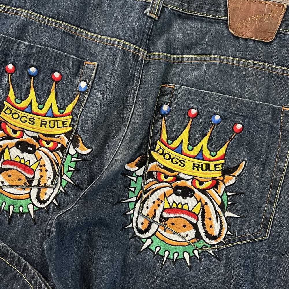 Ed Hardy × Jnco × Vintage Rare Vintage Y2K Ed har… - image 5