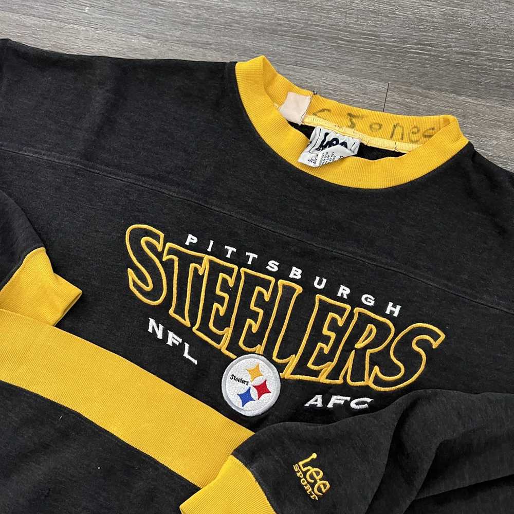 Vintage LEE 90's Steelers Embroidered Pullover (L/XL) – The