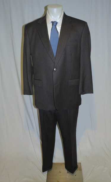 Brooks Brothers 1818 Madison Saxxon Gray Herringbo