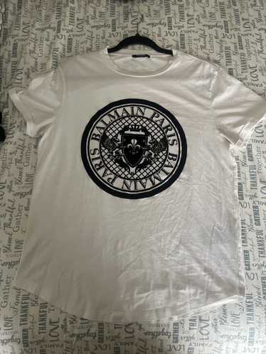 Balmain × Pierre Balmain White Cotton T-Shirt