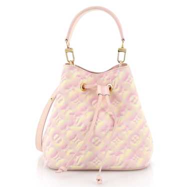 Replica Louis Vuitton Epi Neonoe BB Bag With Jacquard Strap M57693 BLV161  for Sale