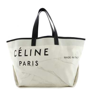 NEW CELINE PARIS MINI LUGGAGE BLACK WHITE RED Woven Leather Tote Bag N –  Psychotic Leopard