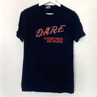 Dare Drugs Shirt Vintage Louisville Kentucky Police Neon 80s 