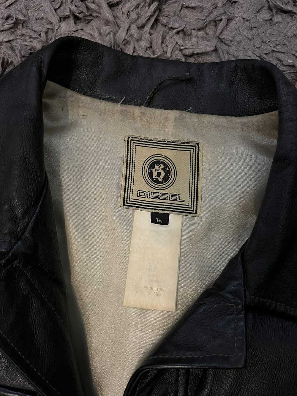 Archival Clothing × Diesel × Leather Jacket 💥VIN… - image 5