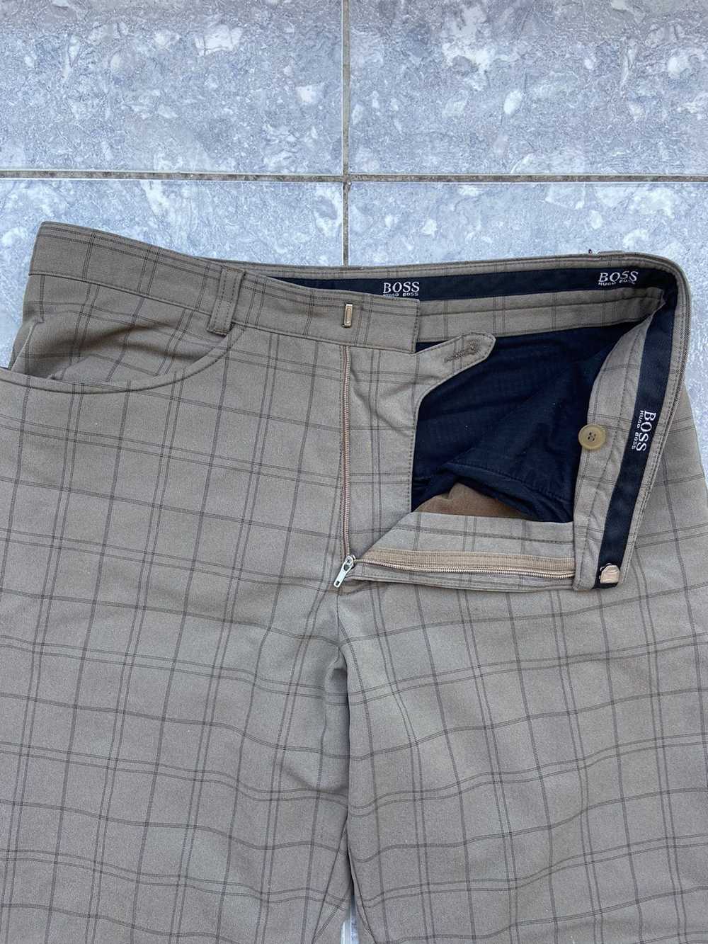 Hugo Boss × Luxury × Vintage Classic slim plaid p… - image 6