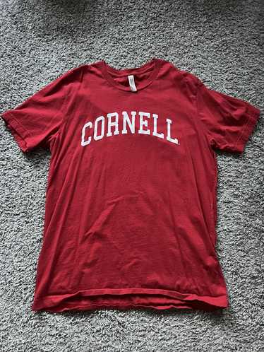 Men's Uscape Apparel Heather Gray Cornell Big Red Premium Heavyweight Pullover  Sweatshirt
