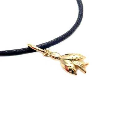 Other Temple St Clair 18k Flying Dove Charm Cord … - image 1