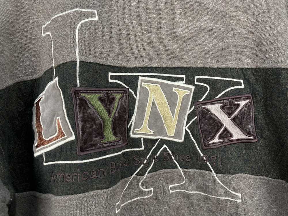 Streetwear × Vintage Vintage LYNX USA big Logo sw… - image 4