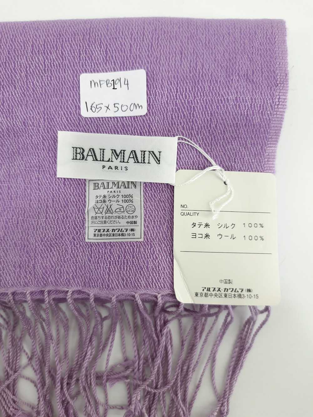 Pierre Balmain × Vintage Balmain Paris Shawl Scar… - image 5