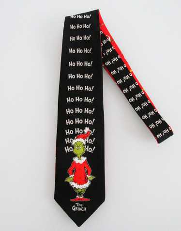 Other Dr. Seuss/Grinch Reversible Christmas Tie - image 1