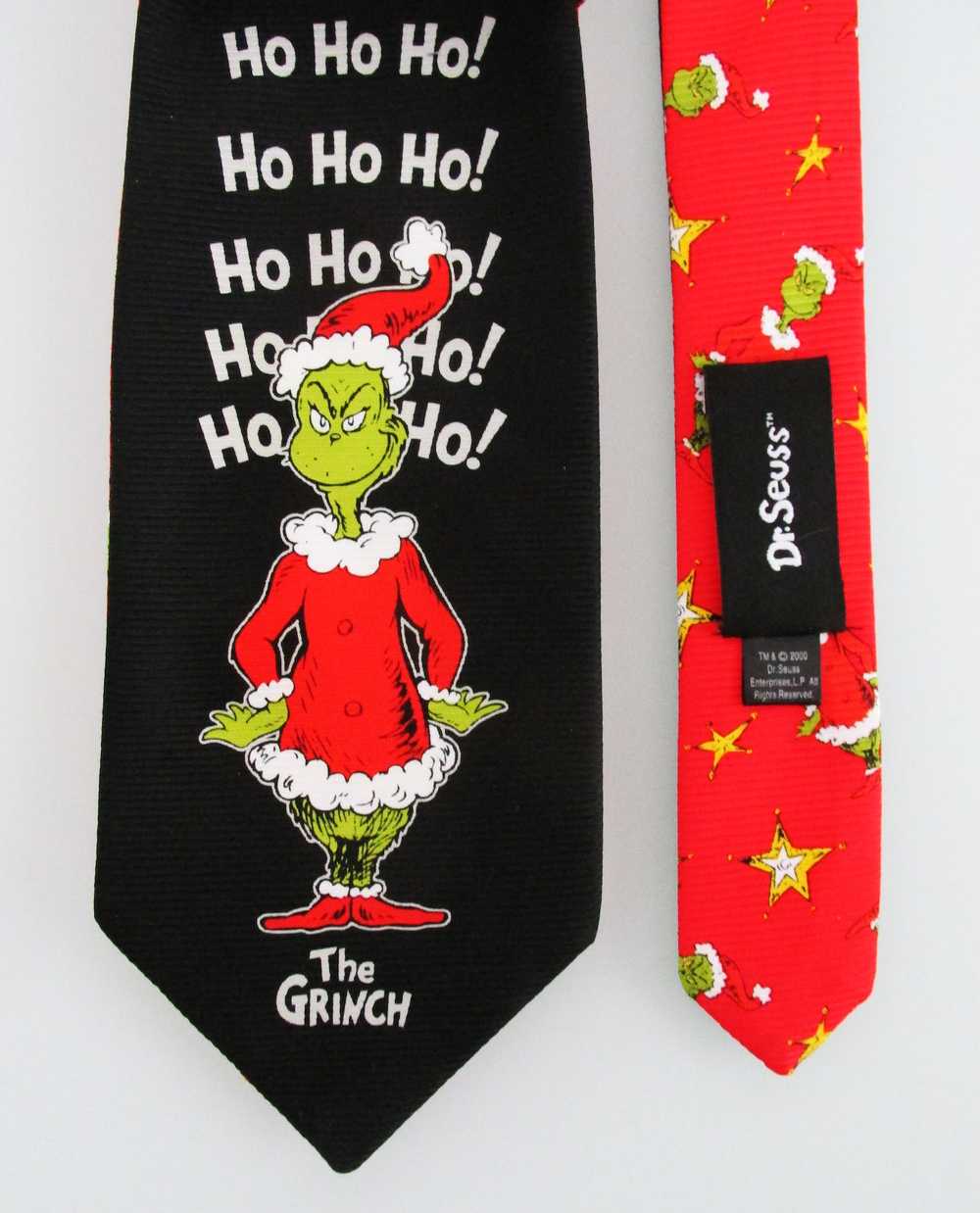 Other Dr. Seuss/Grinch Reversible Christmas Tie - image 7