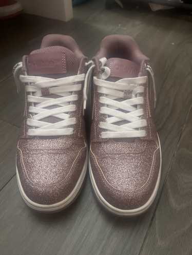 Off-White Offwhite pink glitter sneakers
