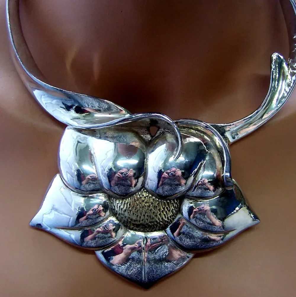 Yaacov Heller signed choker necklace 925 silver s… - image 10