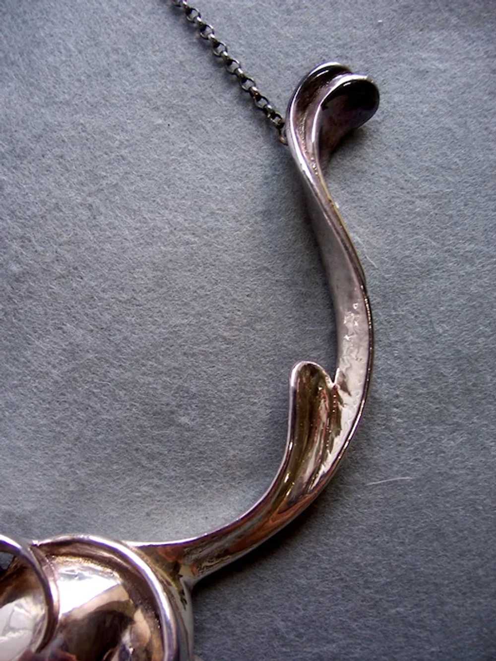 Yaacov Heller signed choker necklace 925 silver s… - image 8