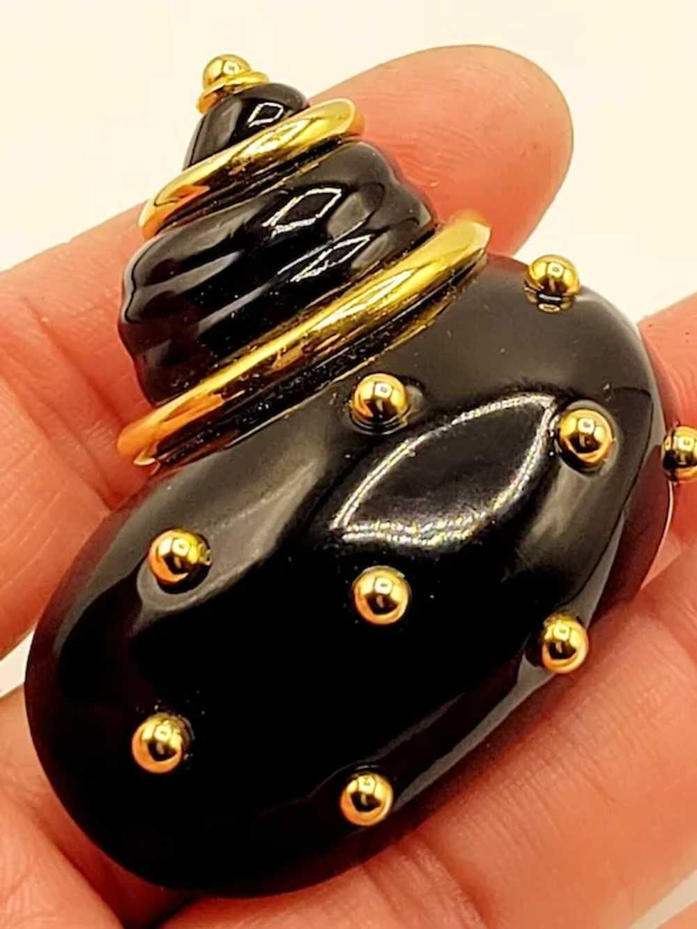 Kenneth Lane (KJL) Enamel Dimension Brooch/Pin (A… - image 2