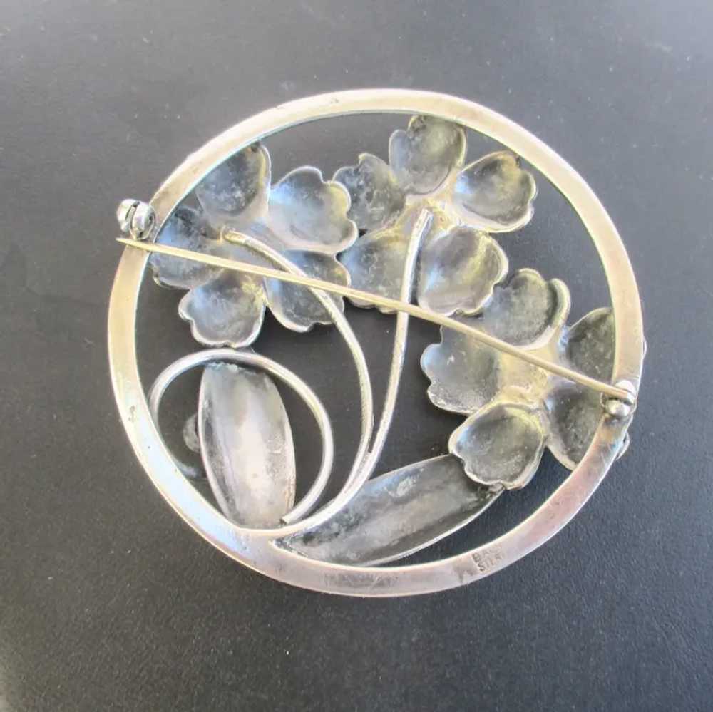 Baur Sterling Silver Pin  Circa 50s' - image 3