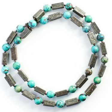 Chinese Turquoise Necklace - image 1