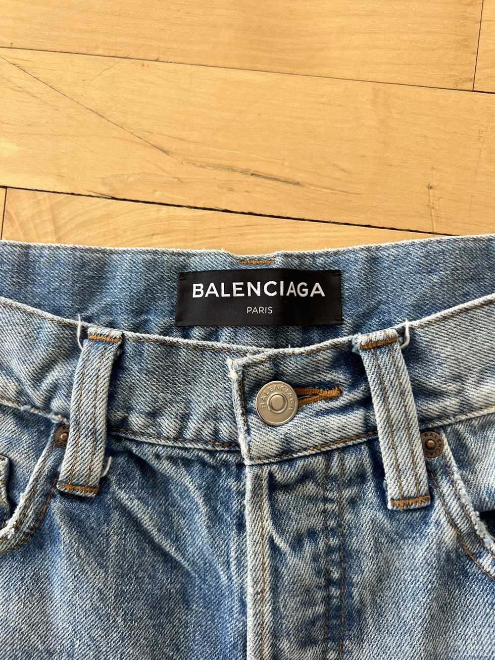 Balenciaga Balenciaga Denim Shorts - image 3