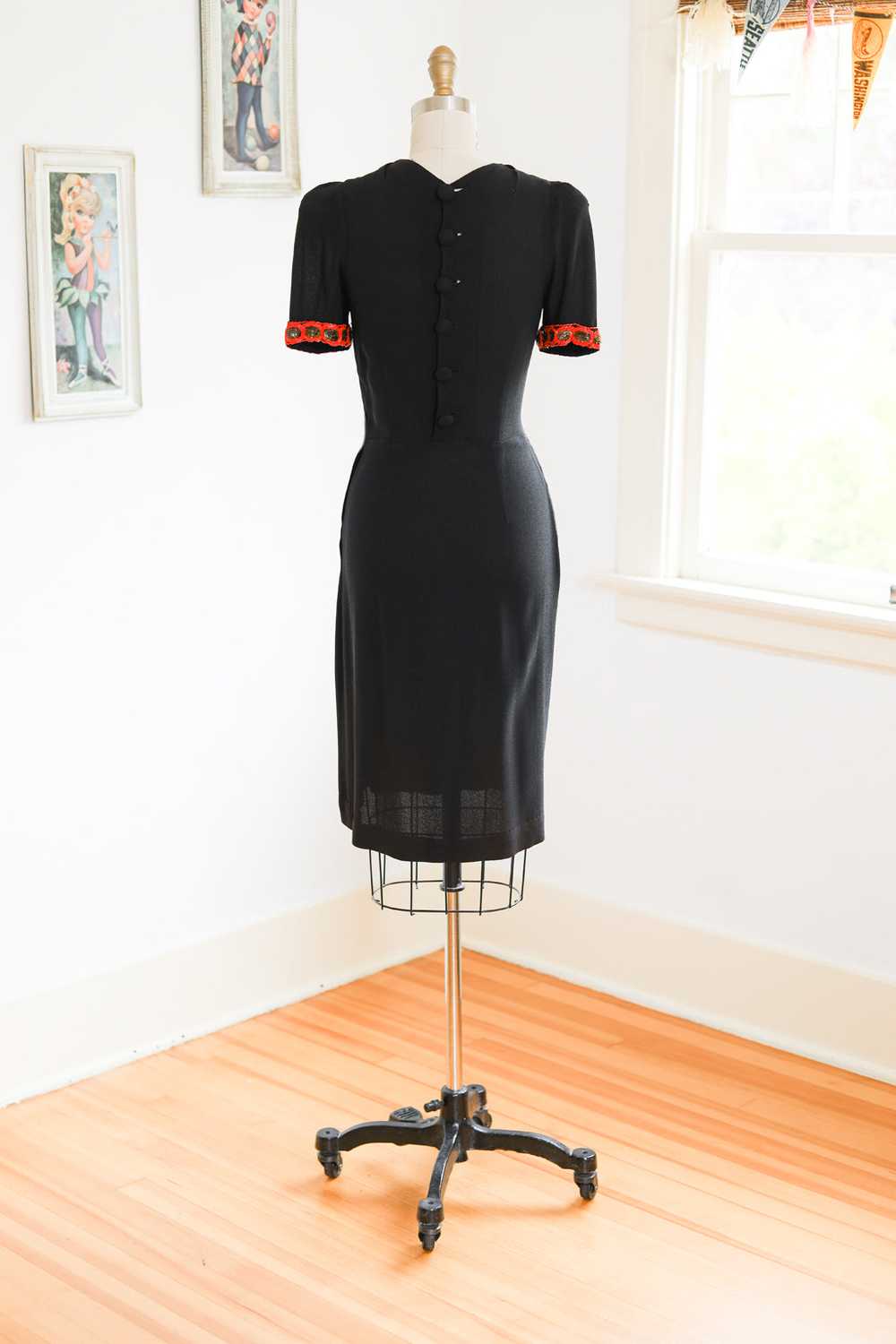 Vintage 1930s to 1940s Dress - SPOOKY SEASON-READ… - image 7