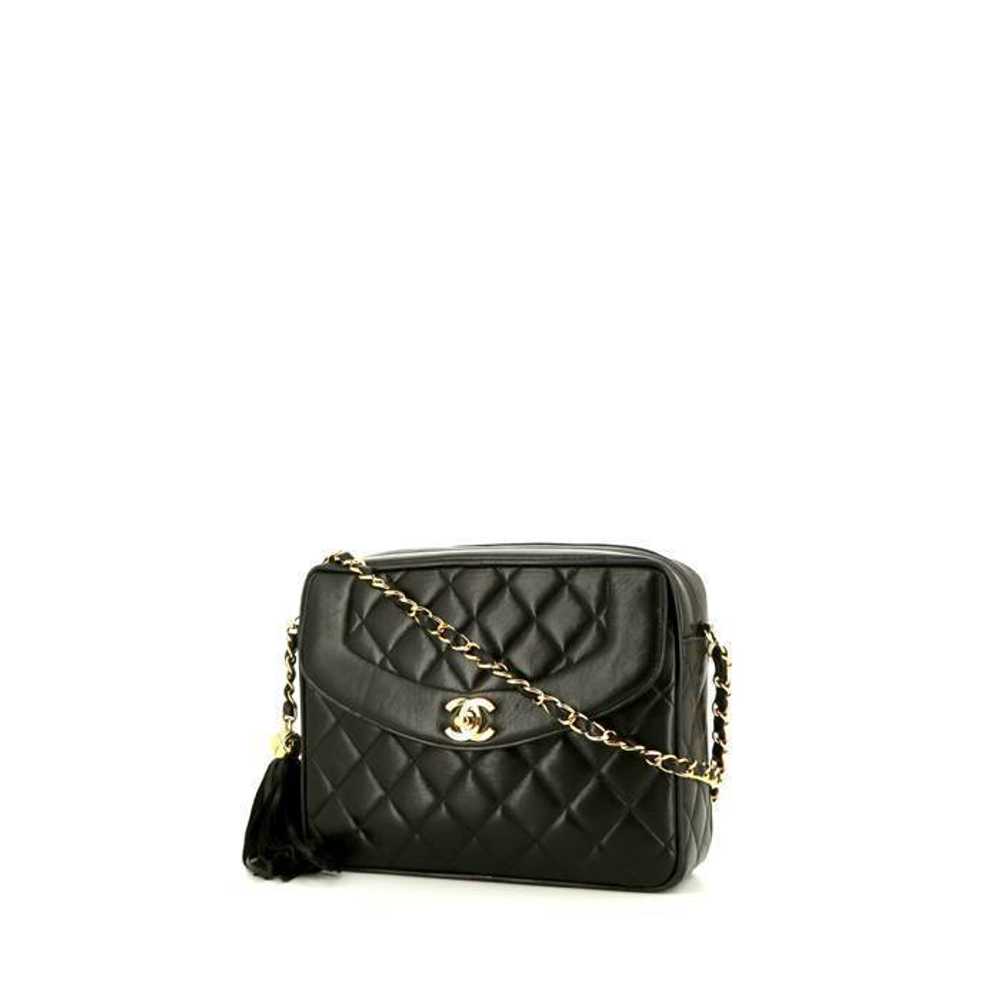 Chanel Diana shoulder bag in black quilted leathe… - image 1