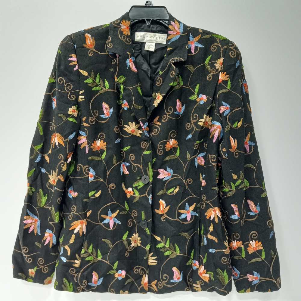 Women's Multicolor Doncaster Floral Blazer Size 12 - image 1