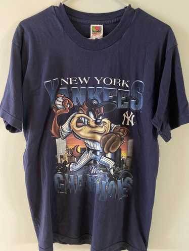 2000 World Series Subway Showdown NY Yankees vs NY Mets MLB Vintage T Shirt  XL