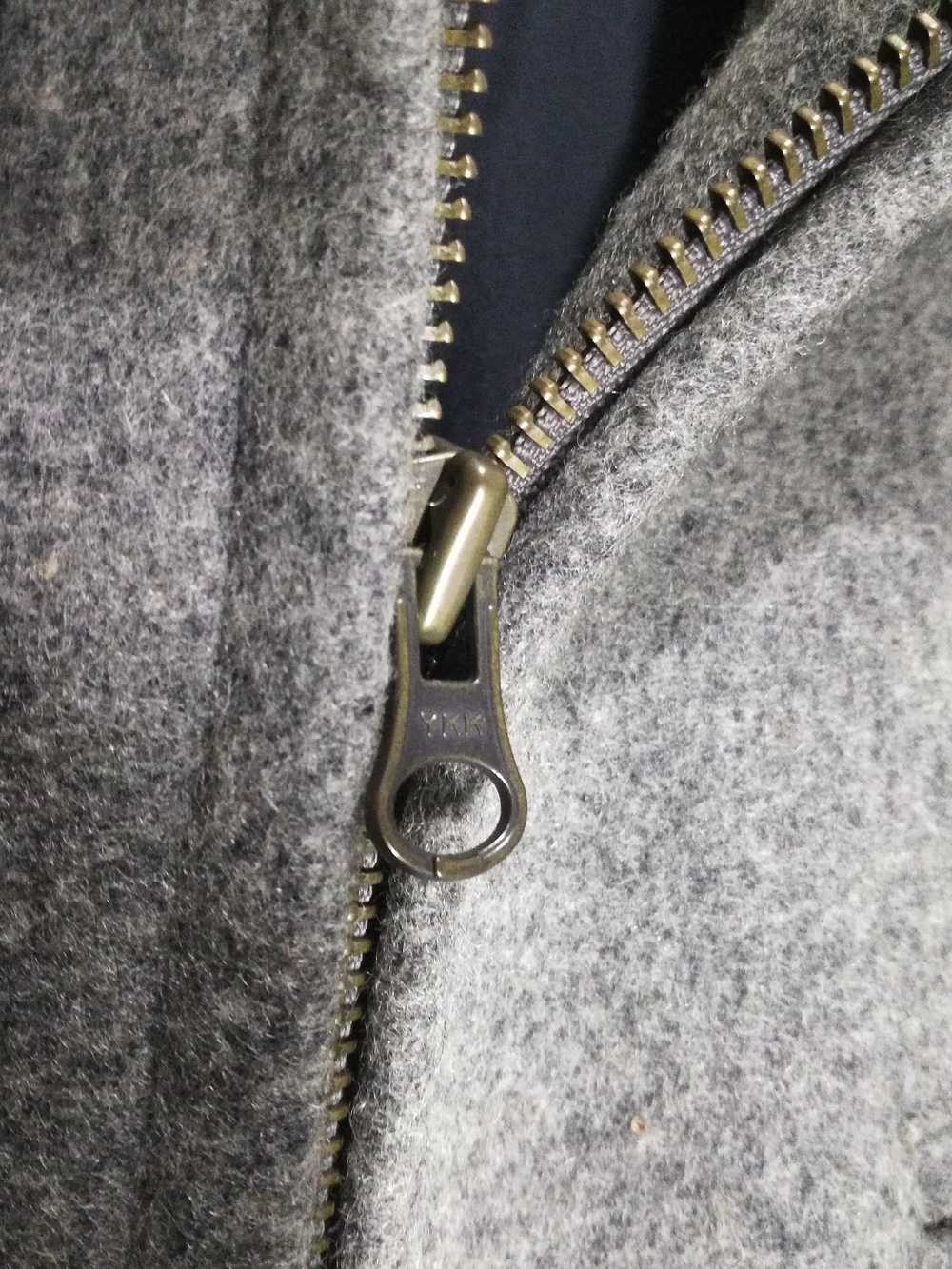 Oshkosh vintage oshkosh zipper wool jacket - image 4