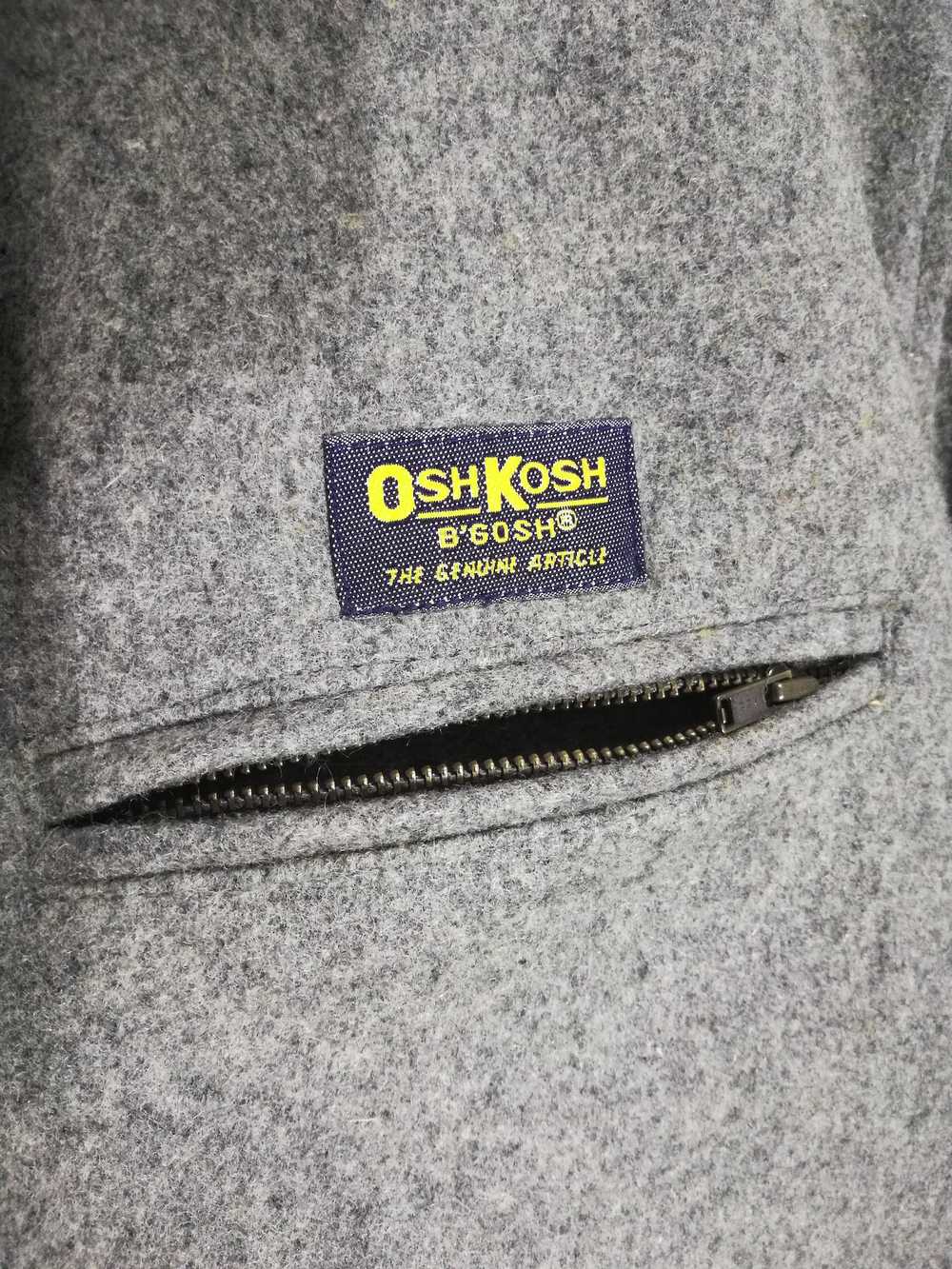 Oshkosh vintage oshkosh zipper wool jacket - image 7