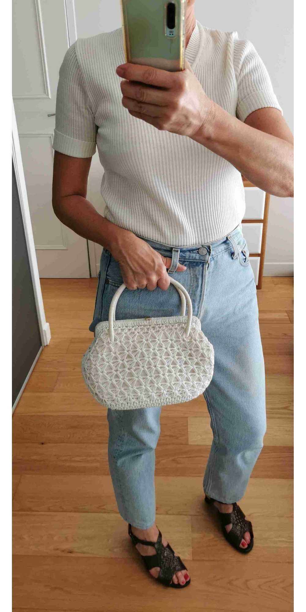 Braided cotton handbag - image 2