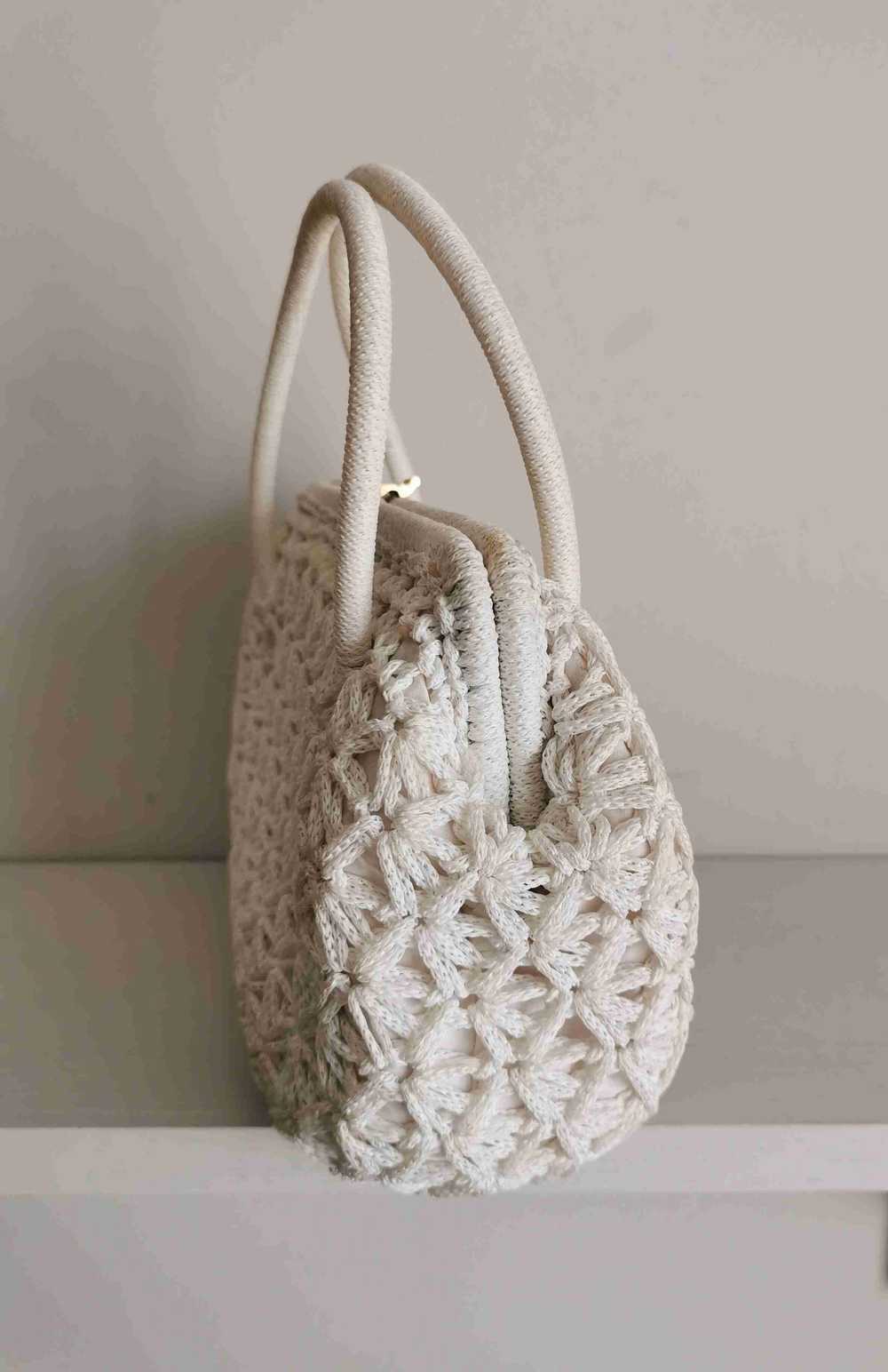 Braided cotton handbag - image 4